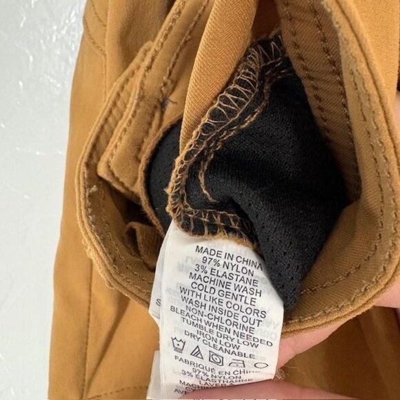Prana Pants Womens 4 Brown Stretch Nylon Hiking Outdoors Regular Inseam Travel - Picture 5 of 7